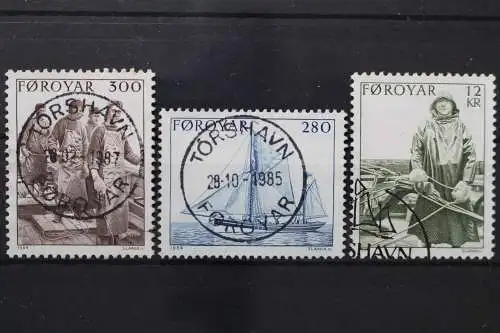 Färöer, MiNr. 103-105, gestempelt - 205558