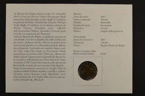 Italien, Paola, 1997, Numisbrief - 207417