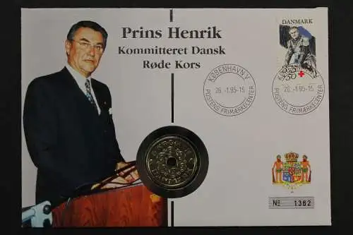 Dänemark, Prinz Henrik, 1995, Numisbrief - 207460