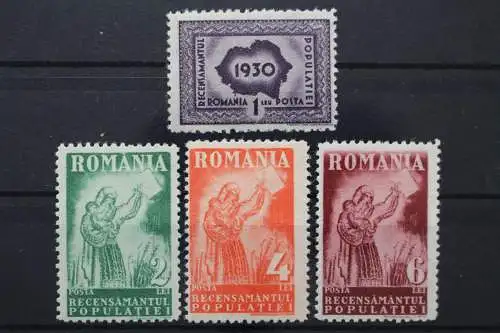 Rumänien, MiNr. 393-396, Falz - 206818