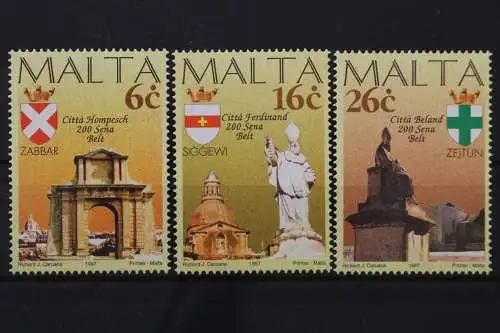 Malta, MiNr. 1005-1007, postfrisch - 206452