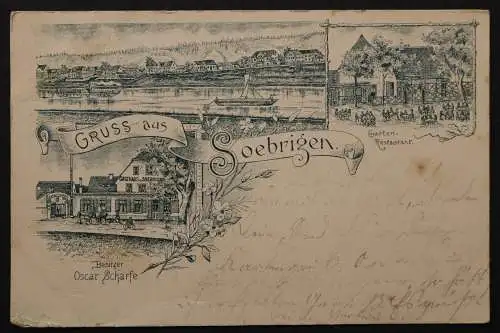 Soebrigen / Dresden, Gasthaus mit Gartenrestaurant, Elbe - 422718