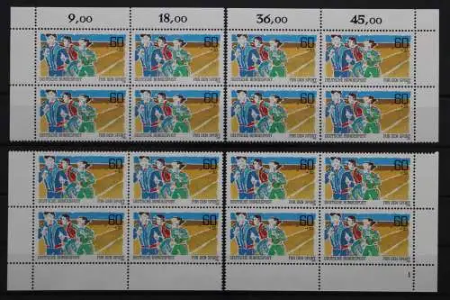 Deutschland (BRD), MiNr. 1127 Viererblock alle 4 Ecken FN 1, postfrisch - 207507