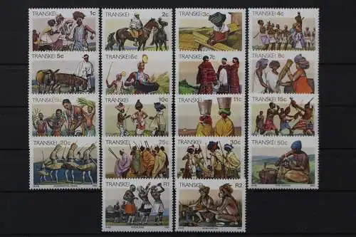 Transkei, MiNr. 137-154, postfrisch - 207920