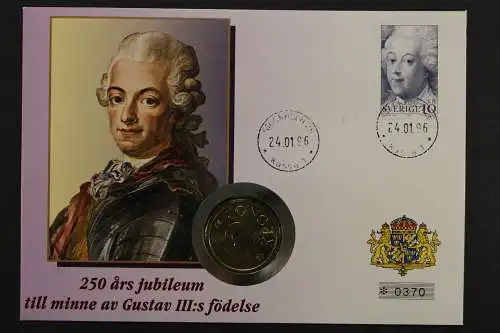 Schweden, Gustav III., 1996, Numisbrief - 207412