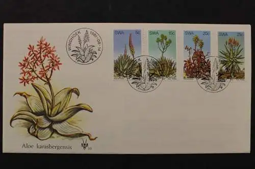 Südwestafrika, MiNr. 504-507, FDC - 208119