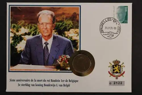 Belgien, Boudewijn I., 1995, Numisbrief - 207419