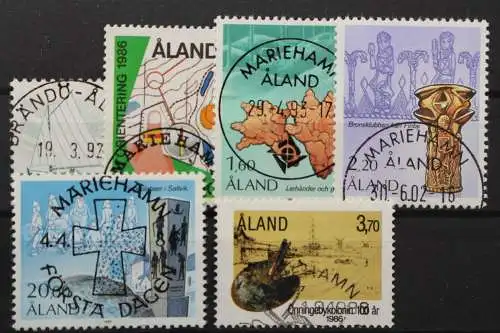 Aland, MiNr. 14-19 Jahrgang 1986, gestempelt - 205367