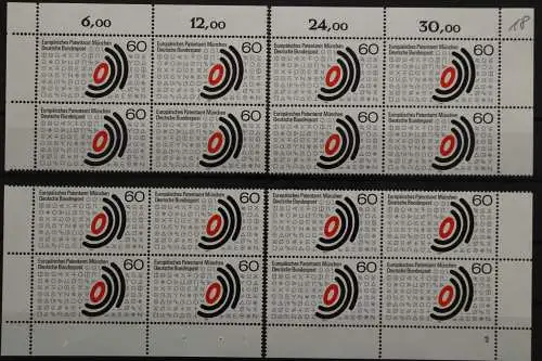 Deutschland (BRD), MiNr. 1088 Viererblock alle 4 Ecken FN 2, postfrisch - 207595