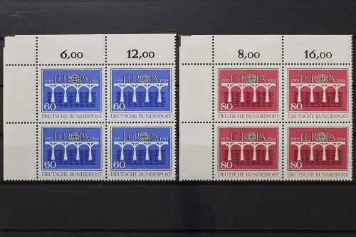 Deutschland, MiNr. 1210-1211 Viererblock Ecke li oben, postfrisch - 204733