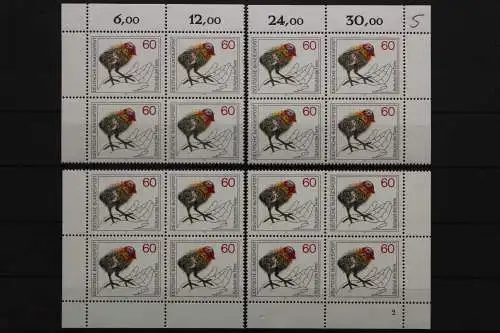 Deutschland (BRD), MiNr. 1102 Viererblock alle 4 Ecken FN 2, postfrisch - 207603