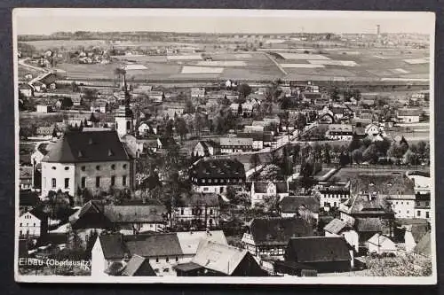 Eibau Oberlausitz, Ortsansicht mit Kirche - 422953