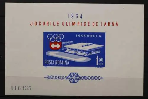 Rumänien, MiNr. Block 55, postfrisch - 207208