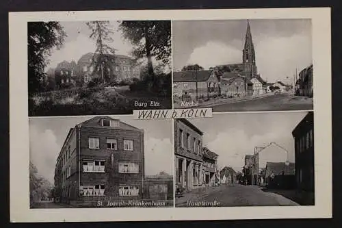 Köln Wahn, Burg, Kirche, Krankenhaus, Hauptstraße - 422862