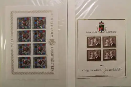 Liechtenstein Kleinbögen-Sammlung 1973-1998 - 707677