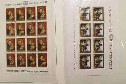 Liechtenstein Kleinbögen-Sammlung 1973-1998 - 707677