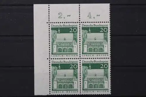 Deutschland (BRD), MiNr. 491 Viererblock Ecke links oben, postfrisch - 210196