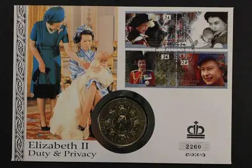 Großbritannien, Elizabeth II. Duty und Privacy, 1993, Numisbrief - 207477