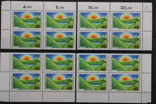 Deutschland (BRD), MiNr. 1052 Viererblock alle 4 Ecken, postfrisch - 207562