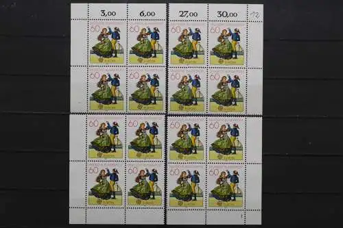 Deutschland (BRD), MiNr. 1097 Viererblock alle 4 Ecken FN 1, postfrisch - 207606