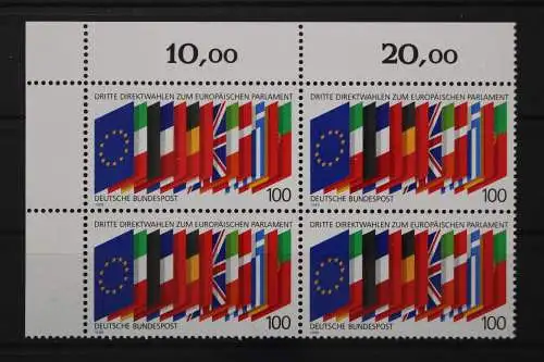 Deutschland (BRD), MiNr. 1415 Viererblock Ecke links oben, postfrisch - 210233