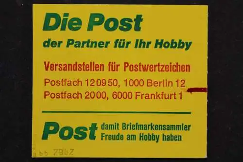 Berlin, MiNr. MH 10 bb mit Zählbalken, postfrisch, BPP Signatur - 207690