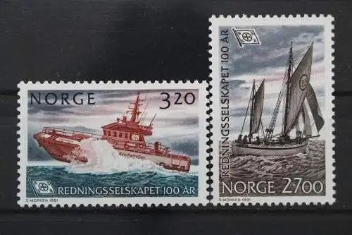 Norwegen, MiNr. 1066-1067, postfrisch - 211362