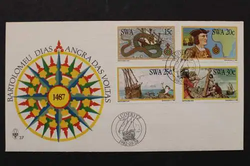 Südwestafrika, MiNr. 520-523, FDC - 208110