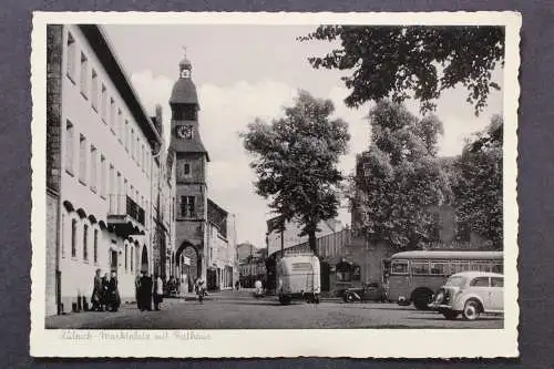 Zülpich, Markplatz mit Rathaus - 423386