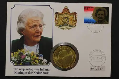 Niederland, 70 Jahre Jubiläum, 30.10.1992, Numisbrief - 662657