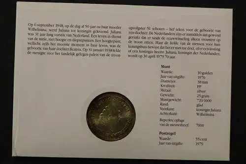 Niederland, 70 Jahre Jubiläum, 30.10.1992, Numisbrief - 662657