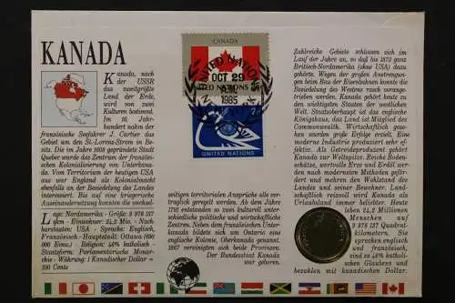 Kanada, Mountie-Reiter, Numisbrief vom 3.5.1985 - 662704