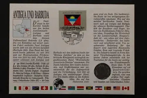 Antigua-Barbuda, Segelschiff, Numisbrief vom 4.11.1986 - 662712