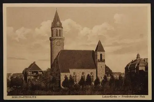 Berlin-Steglitz, Lukas-Kirche, Friedrichsruher Platz - 423134