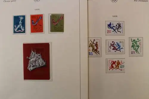 Olympische Spiele 1980, postfrische Sammlung im Vordruckalbum - 707736