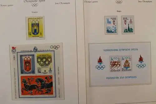 Olympische Spiele 1980, postfrische Sammlung im Vordruckalbum - 707736