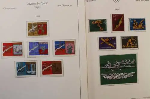 Olympische Spiele 1980, postfrische Sammlung im Vordruckalbum - 707736