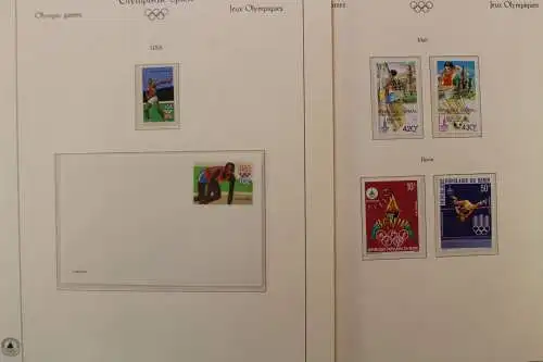 Olympische Spiele 1980, postfrische Sammlung im Vordruckalbum - 707736