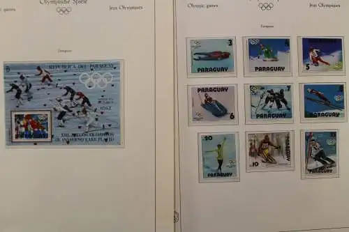 Olympische Spiele 1980, postfrische Sammlung im Vordruckalbum - 707736