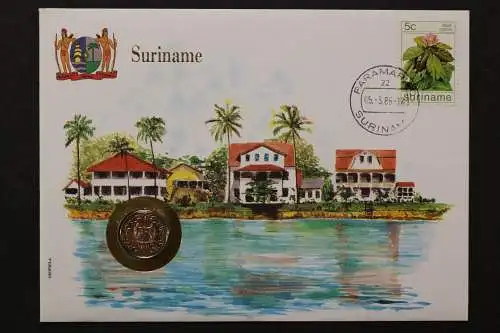 Surinam, Numisbrief vom 5.3.1986 - 662698