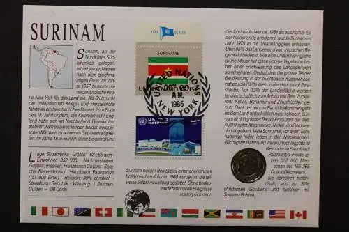 Surinam, Numisbrief vom 5.3.1986 - 662698