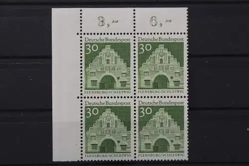 Deutschland (BRD), MiNr. 492 Viererblock Ecke links oben, postfrisch - 210195