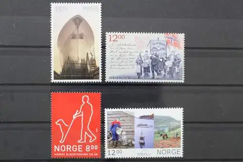 Norwegen, MiNr. 1679,1688,1698,1699, postfrisch - 211534