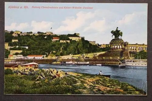 Koblenz, Festung Ehrenbreitstein und Kaiser-Wilhelm-Denkmal - 424070