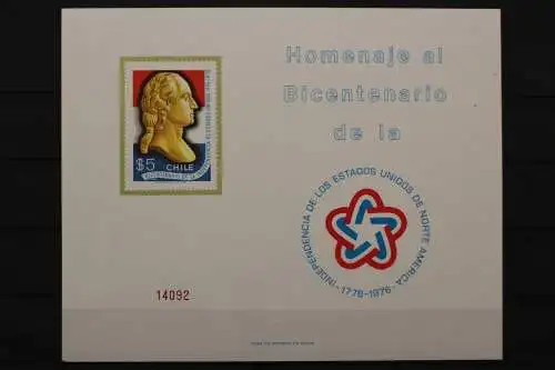 Chile, MiNr. 857 Gedenkblatt - 211991