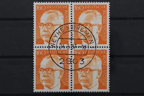 Deutschland (BRD), MiNr. 692 Viererblock, gestempelt - 210696