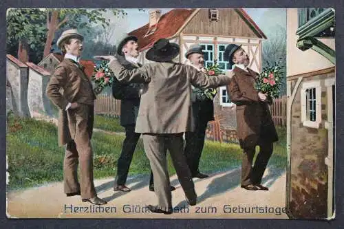 Herzlichen Glückwunsch zum Geburtstag, 5 Herren singen ein Lied - 423590