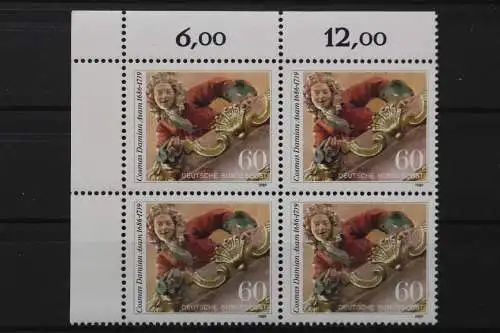 Deutschland (BRD), MiNr. 1420 Viererblock Ecke links oben, postfrisch - 210230