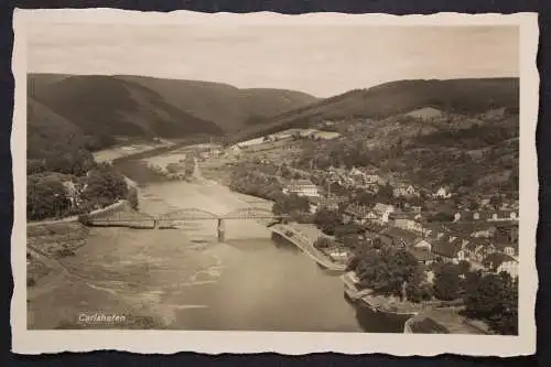 Carlshafen, Weser, Brücke, Teilansicht - 424106