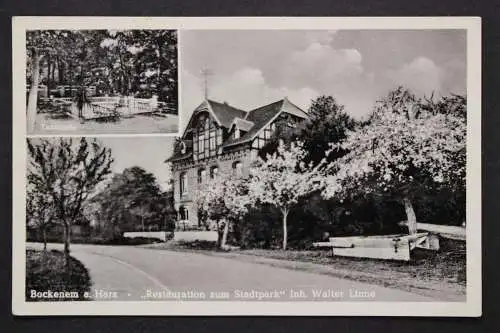 Bockenem, Harz, "Restauration zum Stadtpark" Inh. W. Linne, Tanzdiele - 423841